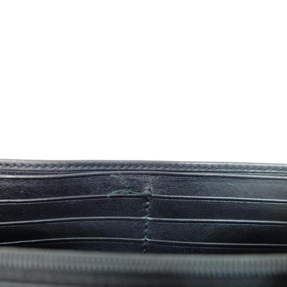 Gucci Interlocking Shima Leather Long Wallet Black - image 8